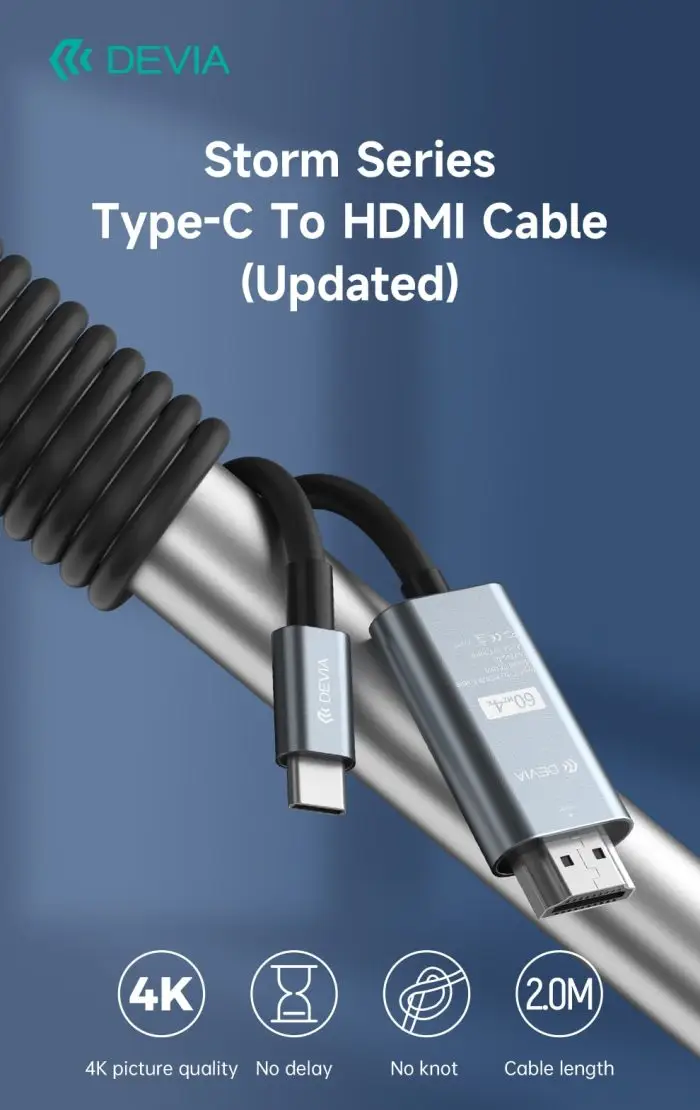 Storm Series Type-C To HDMI Cable(Updated)