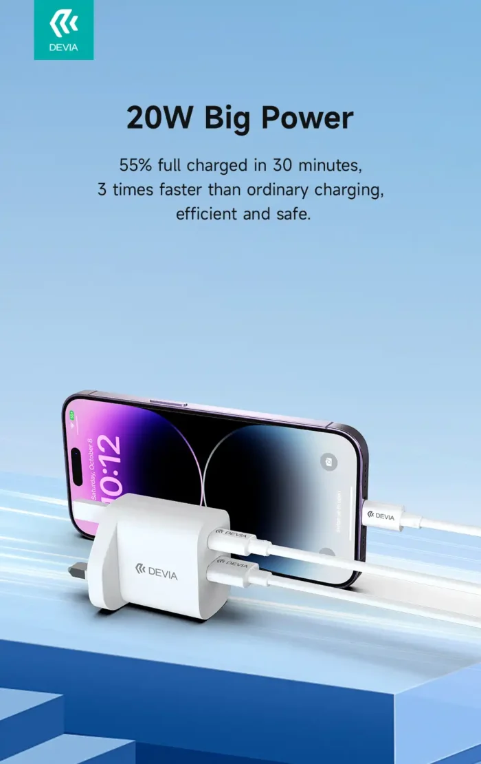Smart Series PD &QC  Quick Charger(UK ,20W,V2) - Image 3