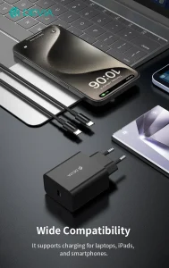 Rocket Series 45W PD Quick Charger Set With C-C Cable (EU) - Image 5