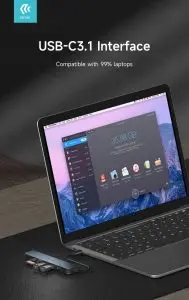 Leopard Type-C To USB3.0*3+PD +Cardreader 5 In 1 HUB (Updated) - Image 10