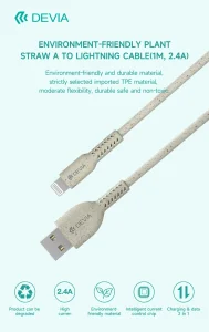 Environment-friendly Plant Straw Cable Set(30PCS) - Image 3