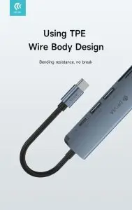 Leopard Type-C To USB3.0*3+PD +Cardreader 5 In 1 HUB (Updated) - Image 13