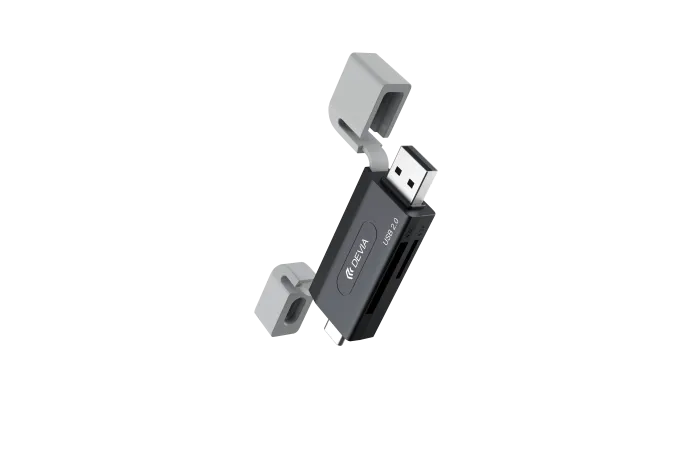 Smart Series USB+Type-C 2.0 To SD/TF 2 In 1 Card Reader - Image 3