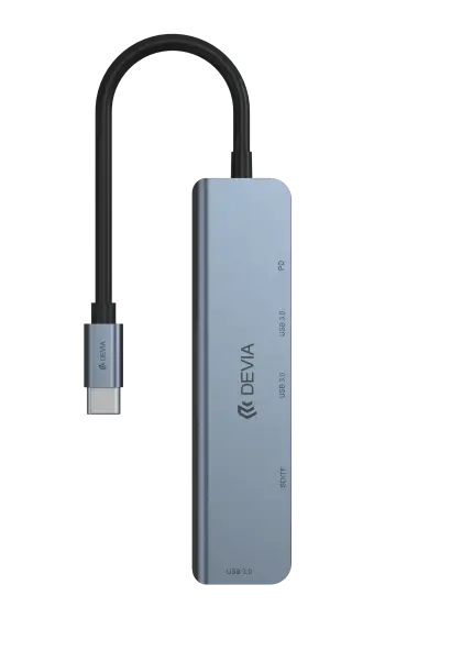Leopard Type-C To USB3.0*3+PD +Cardreader 5 In 1 HUB (Updated)