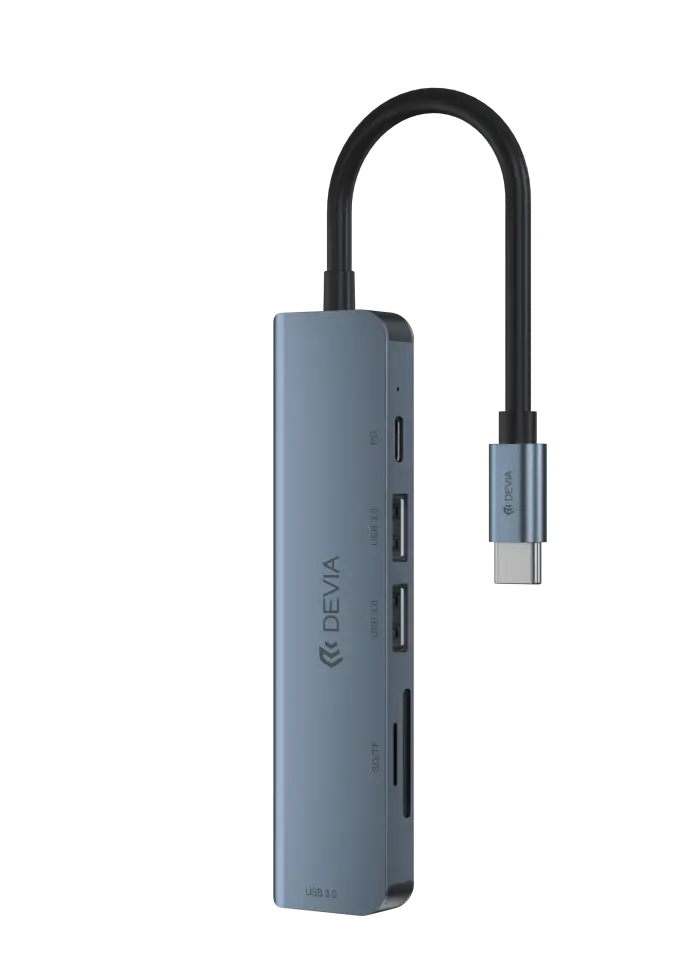 Leopard Type-C To USB3.0*3+PD +Cardreader 5 In 1 HUB (Updated) - Image 6