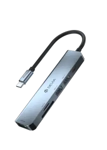 Leopard Type-C To USB3.0*3+PD +Cardreader 5 In 1 HUB (Updated) - Image 8