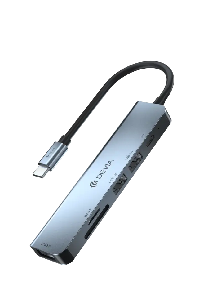 Leopard Type-C To USB3.0*3+PD +Cardreader 5 In 1 HUB (Updated) - Image 8