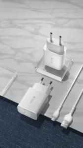 Smart Series Charger Suit 2.4A With Type-C Cable (EU,5V,2USB) - Image 4