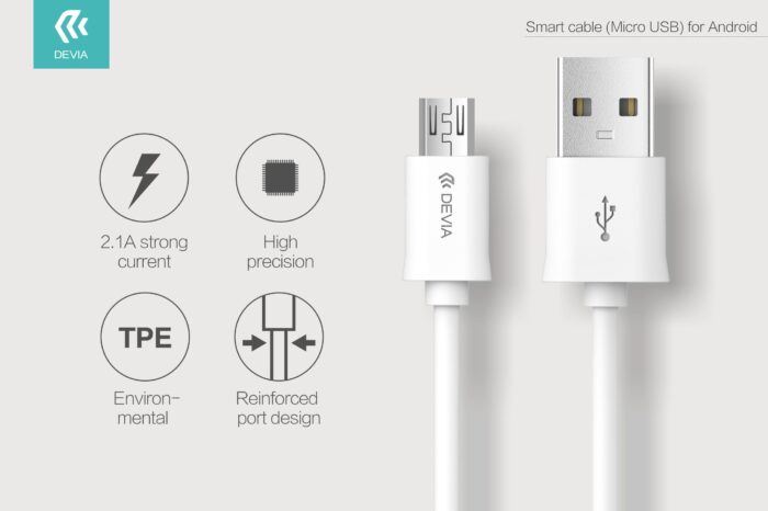 Smart Series Cable For  Android (5V 2A,1M) - Image 9