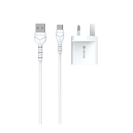 Smart Series 2.4A 2USB Charger (5V UK)（V2）