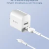 Smart Series 2.4A 2USB Charger Set With USB-C Cable (US) - Image 3