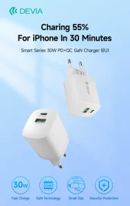 Smart Series 30W PD+QC GaN Charger (EU) - Image 2