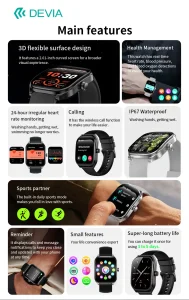 DEVIA Smart Watch WT4 - Image 3