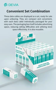 Kintone Series Eco-friendly Cable C To Lightning Mini Package (3A 27W 1M) - Image 5