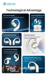 OWS Lite1 Open Wireless Earphone - Image 8
