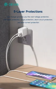 Smart Series 2.4A 2USB Charger Set With USB-C Cable (US) - Image 6