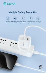 Smart Series 2.4A 2USB Charger (5V UK)（V2） - Image 3