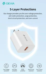 Smart Series QC 18W Fast Charger Set With Lightning Cable(US) - Image 4