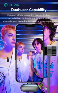 Kintone Series 2 In 1 wireless Microphones（Type-c ） - Image 7