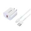 Smart Series QC 18W Fast Charger Set With Lightning Cable(US)