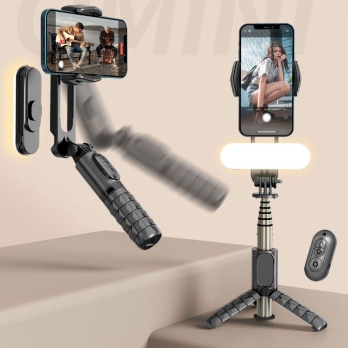 Handheld Gimbal Shake proof Tripod Selfie Stick 3