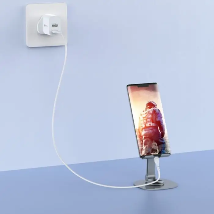 Kintone Series 360°Rotation Foldable Metal Phone Stand - Image 5