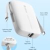Kintone Series Built-in Dual Cable Power Bank(10000mAh) - Image 4