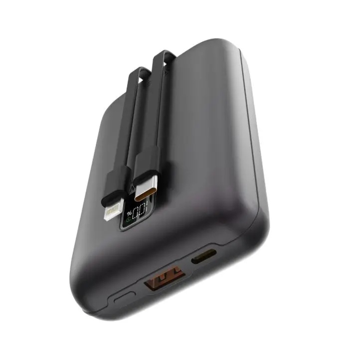 "Power Bank Ultra4 MINI 22.5W Power Bank  With Built-in 2 Cables (20000mAh)"