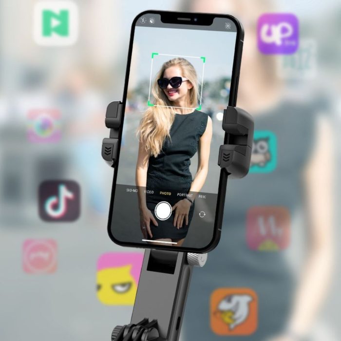 Tripod Stand Multi functional Desktop Gimbal Selfie Stick 4