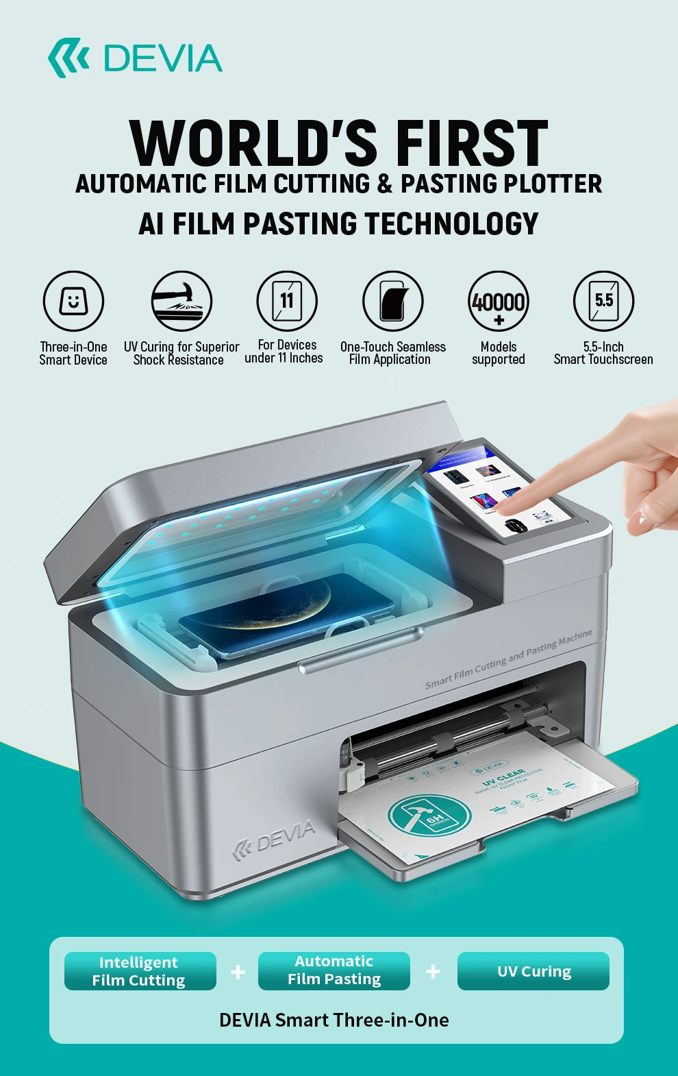 Intelligent 3 in 1 Film Cutting Plotter