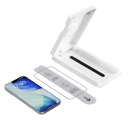 Van Series Crystal Diamond Hardness Tempered Glass(With Assist Tool)