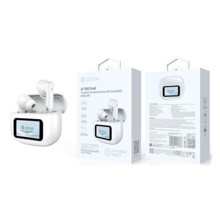 AI TWS Pro6 Translation Wireless Earphone With Screen(ANC)(With DEVIA APP)