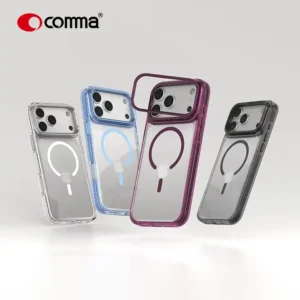 comma case, screen protector and charger set for iPhone