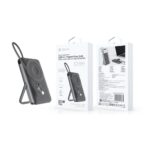Extreme Speed Series 22.5W 4 in 1 Magnetic Power Bank With Bracket And Built-in Cable (10000mAh)