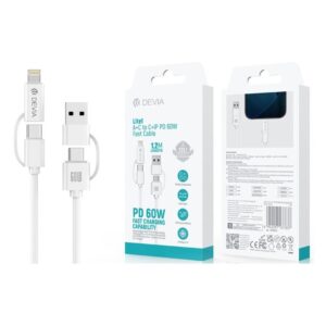 Lite1 A+C to C+iP PD 60W Fast Cable(1.2M)