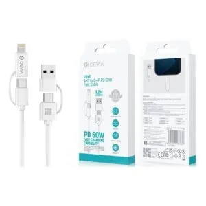 Lite1 A+C to C+iP PD 60W Fast Cable(1.2M)