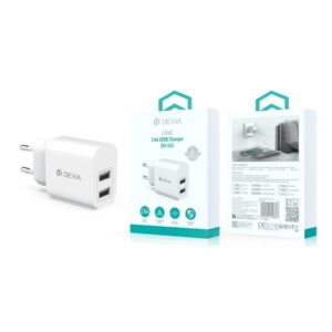 Lite2 2.4A 2USB Charger (5V EU)