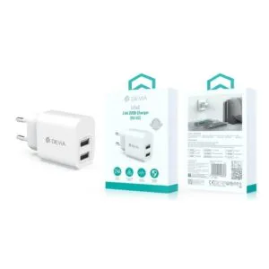Caricabatterie Lite2 2,4 A con 2 porte USB (5 V, UE)