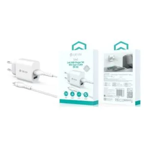 Lite2 2.4A 2USB Charger Set With Type-C Cable(5V EU)