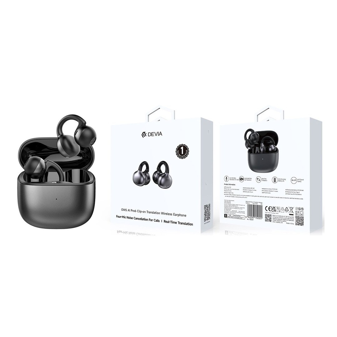 OWS AI Pro6 Clip-on Translation Wireless Earphone OWS AI Pro6 Clip-on Translation Wireless Earphone