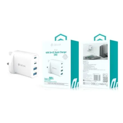 Pro1 40W 2A+2C Quick Charger(UK)