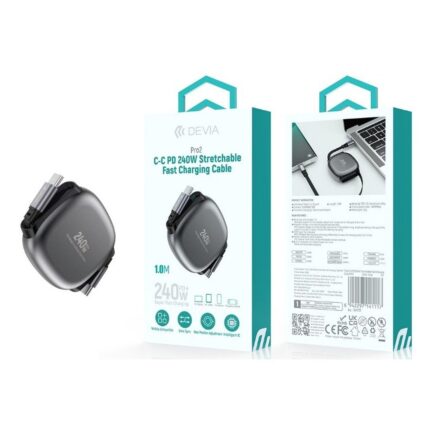 Pro2 C-C PD240W Stretchable Fast Cable(1M)