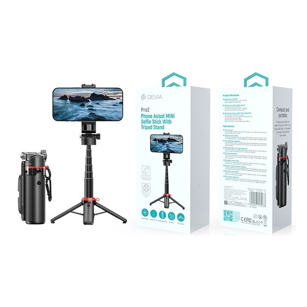 Pro2 Phone Asisst MINI Selfie Stick With Tripod Stand Pro2 Phone Asisst MINI Selfie Stick With Tripod Stand