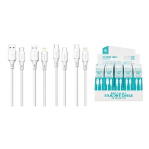 Pro3 4 In 1 Silicone Cable Set(25PCS)