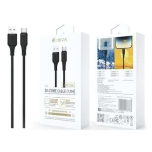 Cable de silicona Pro3 de A a C (2,4 A, 1,2 m)