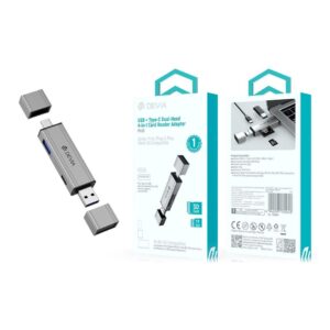 Pro3 USB + Type-C Dual-Head 4-in-1 Card Reader Adapter
