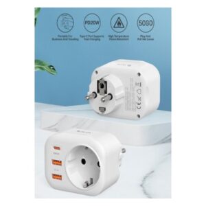 Smart Series 2A+C PD 20W Auto Power Socket (EU)