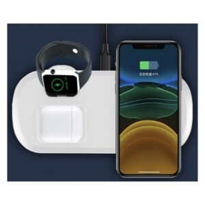 Smart Series 3 In 1 Magnetic Charger For Iphone&Watch & Earphone V5(15W)