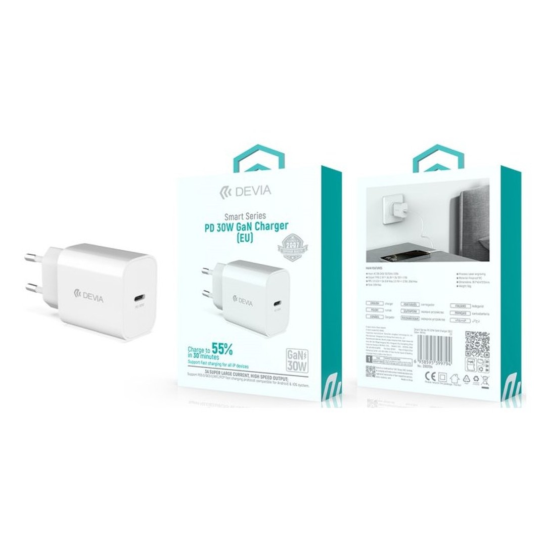 Smart Series PD 30W GaN Charger(EU) Smart Series PD 30W GaN Charger(EU)