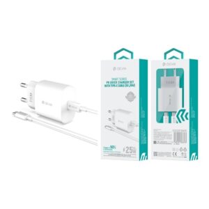Smart Series PD Quick Charger Set With Type-C Cable (EU ,25W)